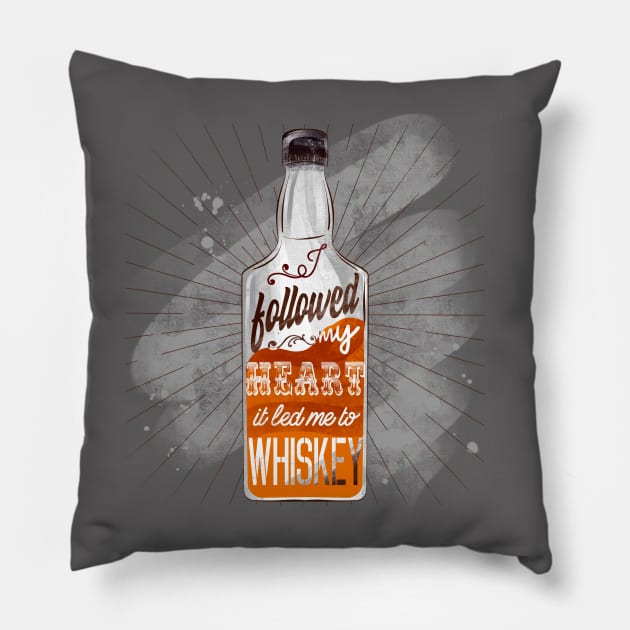 Whiskey lover Pillow by Prita_d