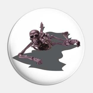 Crawling Skeleton Pin