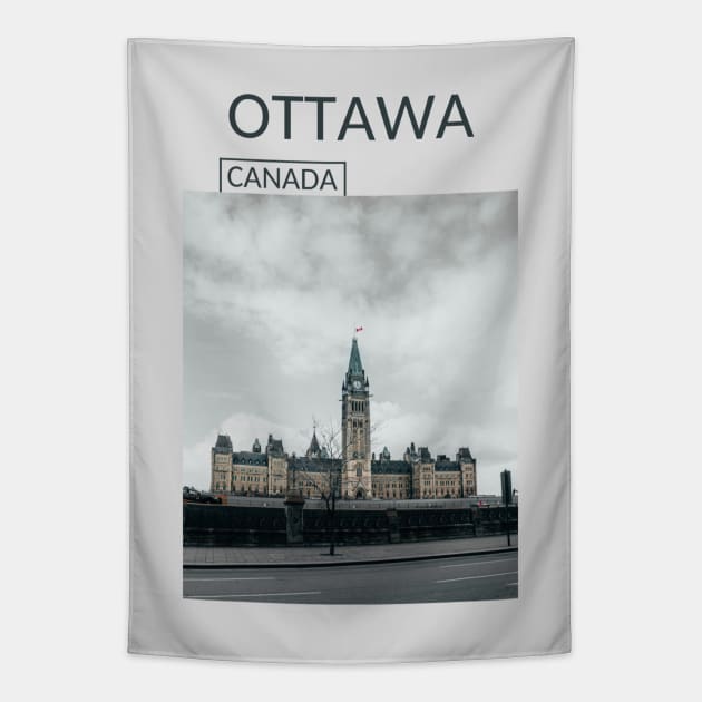 Ottawa Ontario Canada Parliament Hill Gift for Canadian Canada Day Present Souvenir T-shirt Hoodie Apparel Mug Notebook Tote Pillow Sticker Magnet Tapestry by Mr. Travel Joy