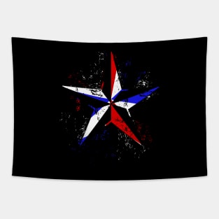 American Flag Nautical Star Tapestry