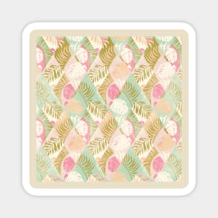 Pink Tropical Diamonds Magnet