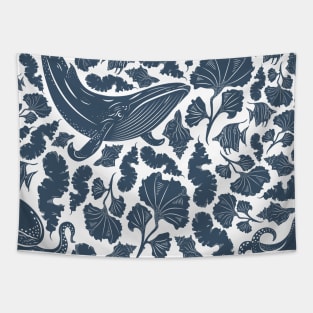 Underwater Animal Kingdom Pattern- Seaweed Tapestry