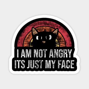 I am not angry its just my face Magnet