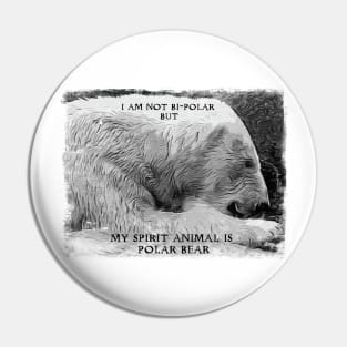 polar bear Pin