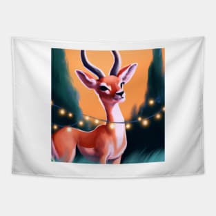 Cute Impala Drawing Tapestry