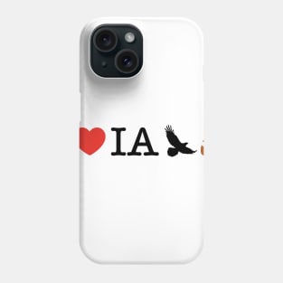 I Heart Iowa Football Phone Case