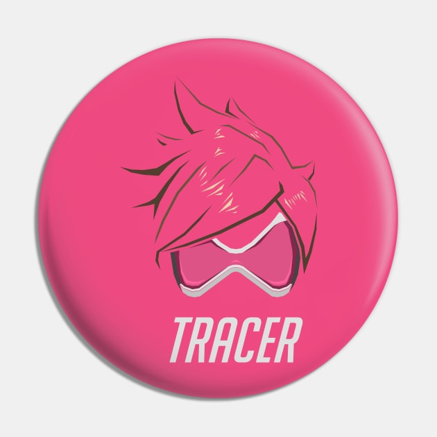 Tracer Pink EdgeArt Pin by rayengzh