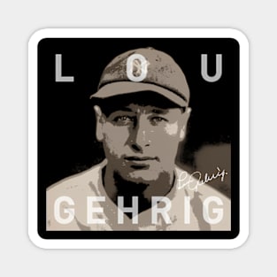 Lou Gehrig Yankees 3 By Buck Magnet