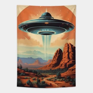 UFO Invasion In Sedona Arizona Tapestry