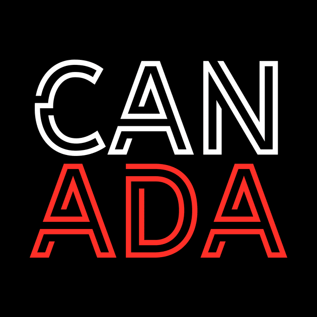 Canada Typography by tonylonder