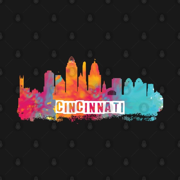 Cincinnati Skyline by BadDesignCo