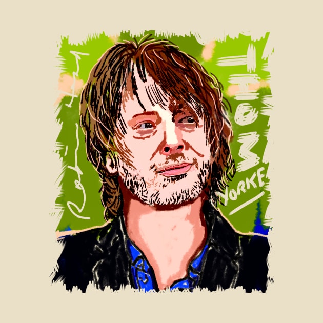 Thom yorke rock star radiohead band by Nikimir