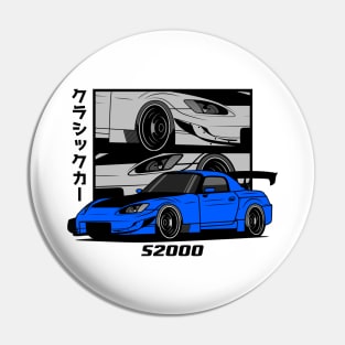 Blue S2000 JDM Pin