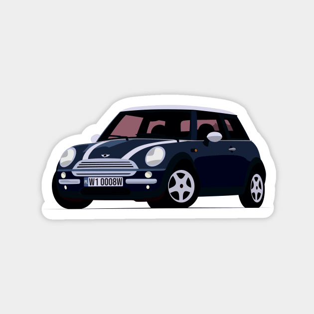 Mini Cooper Magnet by TheArchitectsGarage