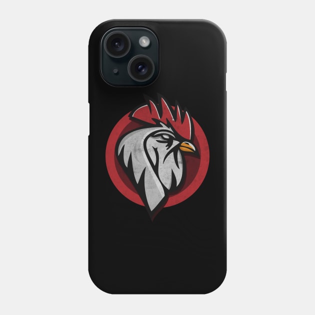King Rooster Phone Case by CTShirts