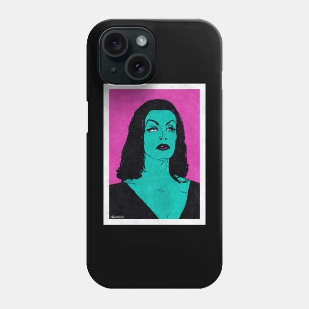VAMPIRA - Plan 9 From Outer Space (Pop Art) Phone Case by Famous Weirdos