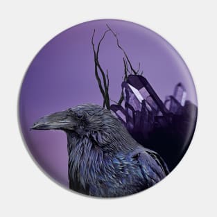 The Raven's Stone Pin