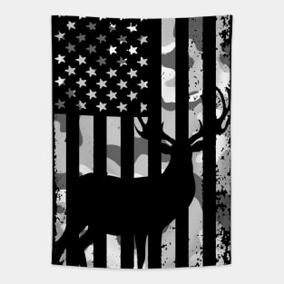 Camo Deer Hunting Flag Tapestry