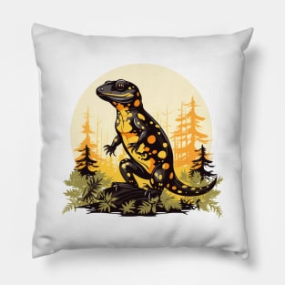 Fire Salamander Pillow