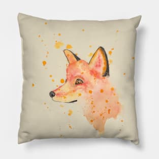 Red fox Pillow