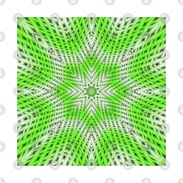 Greeen and white abstract pattern background by ikshvaku