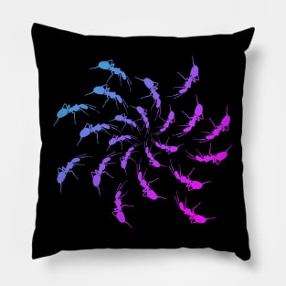 Ants twirl Pillow