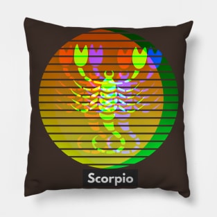 SCORPIO zodiac birthday Pillow