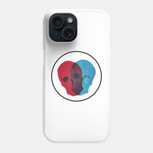 red and blue Phone Case
