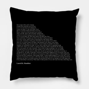 Laurell K. Hamilton Quotes Pillow