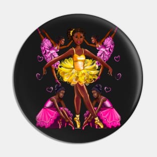 African American, Black ballerina girls with corn rows ballet dancing 2 ! beautiful  black girl with Afro hair and dark brown skin wearing a pink tutu.Hair love ! Pin