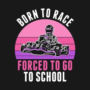 Girls Go Kart Racing Funny Go Kart Racer Girl T-Shirt