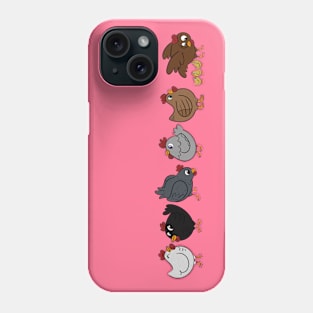 A Bunch of Cute Chickens Phone Case