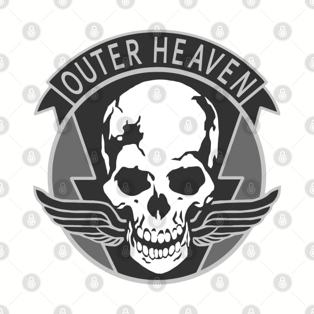 Metal Gear Solid - Outer Heaven logo by JHughesArt