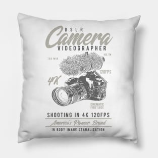 DSLR Camera Videographer Pillow