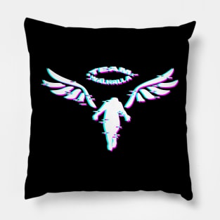 angel without head glitch Pillow