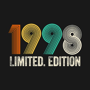 Vintage 1998 Birthday Retro 1998 For Men Women born in 1998 T-Shirt