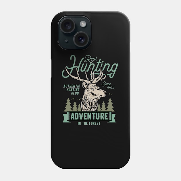 Real Hunting Adventure Phone Case by JabsCreative