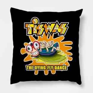 Tiswas Dying Fly Funny Retro Pillow