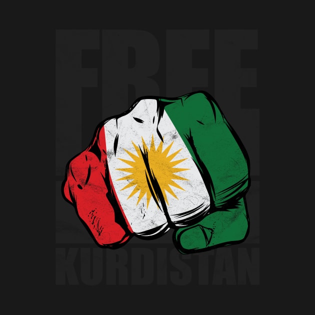 Flag star Free Kurdistan by avshirtnation