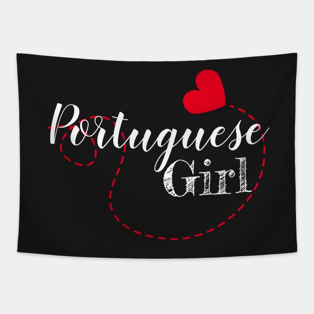 Portuguese girl Tapestry by Azorean1963