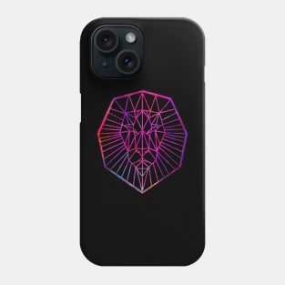 GEOMETRIC Lion Head. Phone Case