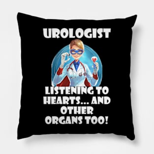 The Organ Whisperer: Urologist Edition white Pillow