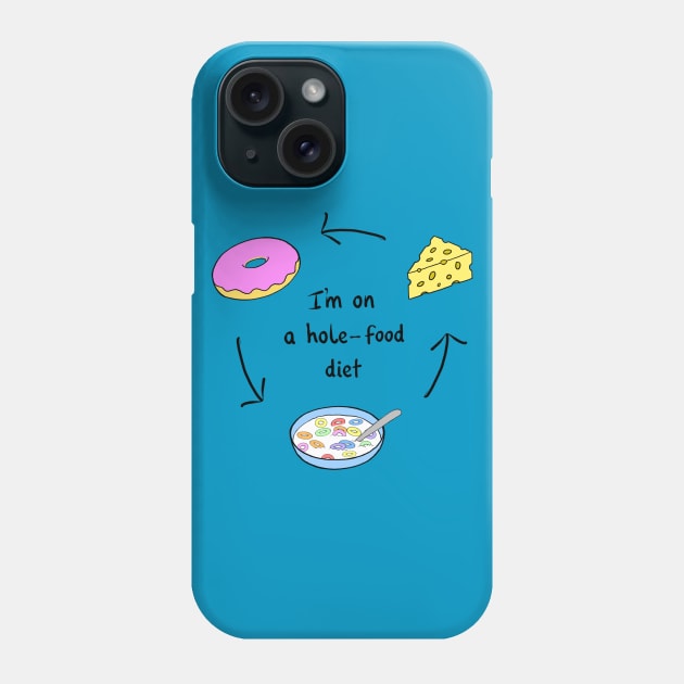 I’m On A Hole Food Diet Phone Case by wanungara