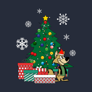 Ding A Ling Wolf Around The Christmas Tree T-Shirt