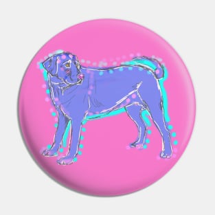 Always keep your black Lab around you Pin