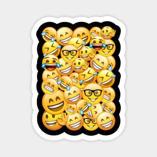 smile emoji faces Magnet