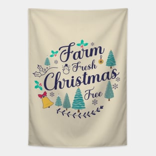 Farm Fresh Christmas Tree Tapestry