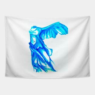 Vibrant Winged Victory Print Tapestry