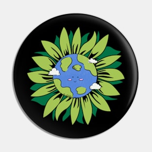 Cute Sunflower Earth Day 2024 Pin