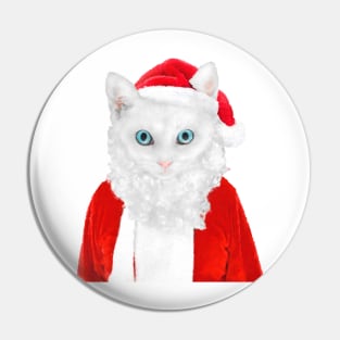 Santa Cat Pin